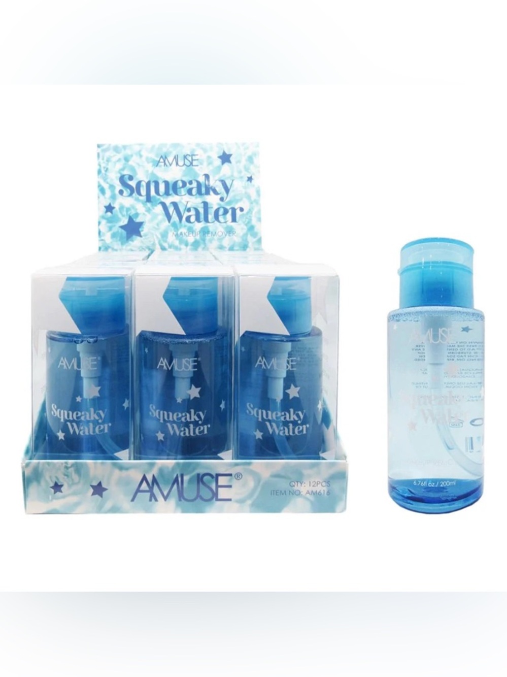 Muse Squeaky Water Blue Makeup Remover
